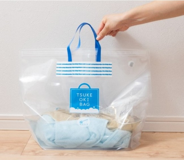 バッグをシャカシャカして混ぜ合わせ、漬けおき洗濯をもっと楽しく！ 『酸素系漂白剤用漬けおきバッグ』が新発売！