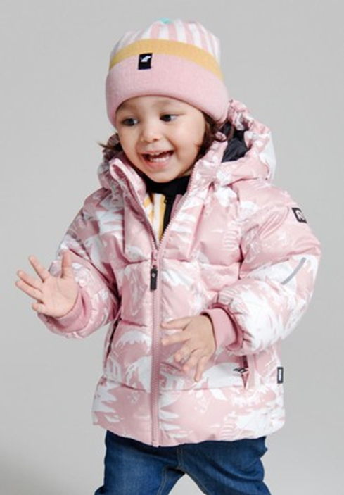 リサイクル素材で暖かい幼児用ムーミンウィンタージャケット”Lykta”